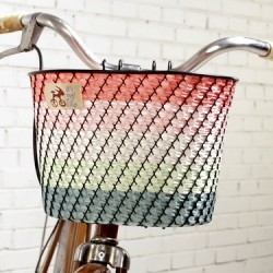Велосипедная корзина с алюминиевой основой (различные расцветки) 593331