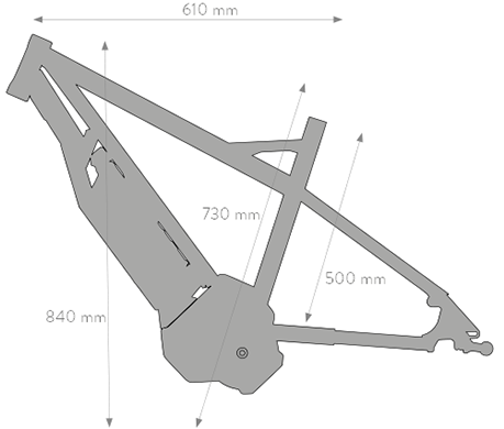 Электровелосипед Grace MX рама L