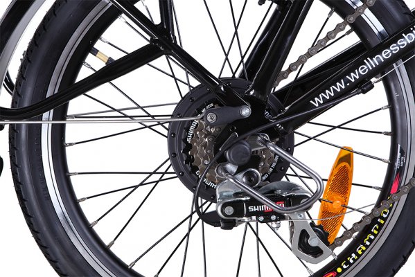 Электровелосипед WELLNESS City Dual 700w ( 36v/12Ah полноприводный)