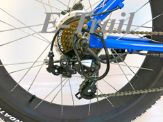 Переключатель скоростей на электро файтбайк.