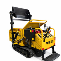 Мини думпер дизельный Wikdo LMY-1000S-Н-PRO с бортовым кузовом и механизмом загрузки