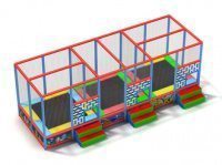 Комплекс из трех батутов