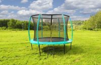 DIAMOND FITNESS Black Edition 10ft (305 см) Батут с защитной сеткой (лестница в комплекте)