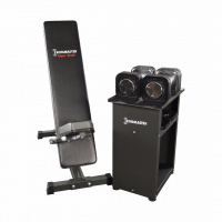 КОМПЛЕКТ IRONMASTER SUPER BENCH И ГАНТЕЛИ IRONMASTER 34 КГ