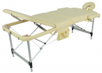 Массажная кушетка складной алюминиевый Med-Mos JFAL01A М/К (3-х секционный)