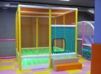 Прозрачный батут с LED подсветкой