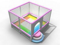 Прозрачный бассейн с LED подсветкой