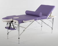 Складной массажный стол ErgoVita Master Alu Comfort Plus сиреневый+белый
