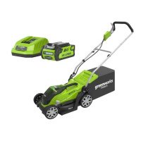 Аккумуляторная газонокосилка GreenWorks G-MAX 40V 35 см (Комплект)