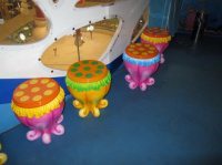 Детские табуреты «Медузы»