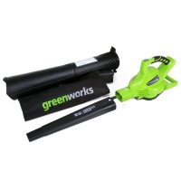 Аккумуляторный воздуходув-садовый пылесос Greenworks G-MAX 40V DigiPro