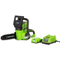 Аккумуляторная цепная пила Greenworks G-24V 25см (Комплект)