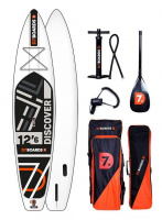 Надувной SUP борд D7 BOARDS 12'6" DISCOVERY MSL2 2019 С ВЕСЛОМ
