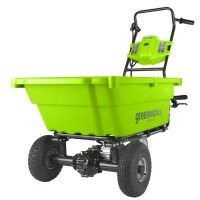 Аккумуляторная самоходная садовая тачка GreenWorks G-MAX 40V