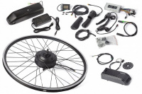 Комплект Eltreco 48V 350W LCD 26" передний + АКБ 48V 10А/ч (HL)