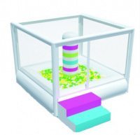 Надувной бассейн с шарами