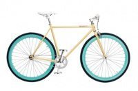 The X-Ray Pure Fix. Глянцевая кремовая рама с лазурными ободами.