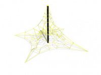 Звездочка S Желтая