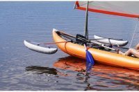 Аутригер с креплением на надувную байдарку Аутригер с креплением на надувную байдарку