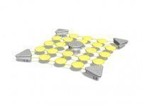 Элемент «Волна» Желтая