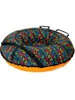 Тюбинг Люкс Буквы, черный, малый (80 см)