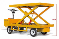 Платформенная тележка электрическая RuTrike ПЛИТА ЛИФТЕР 1800 с гидроподъёмником Платформенная тележка электрическая RuTrike ПЛИТА ЛИФТЕР 1800 с гидроподъёмником