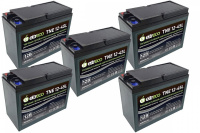 Комплект тяговых аккумуляторов Eltreco TNE12-45 60V38A/H C3)