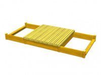 Песочница с крышкой