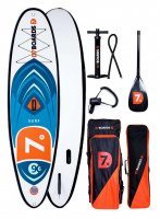 Надувной SUP борд D7 Boards Surf 9'6" с карбоновым веслом