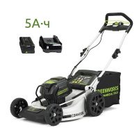 Аккумуляторная газонокосилка GreenWorks 82V Commercial DigiPro 51 см с АКБ 5 Ач и ЗУ
