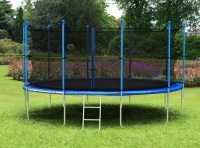 DIAMOND FITNESS Internal 16ft (488 см) Батут с защитной сеткой (лестница в комплекте)