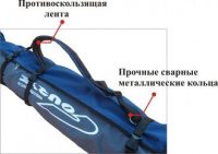 Чехол Course для горных лыж на 1 пару (усиленный)