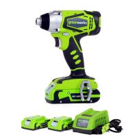 Аккумуляторный ударный гайковёрт Greenworks G-24V (Комплект)