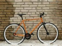 Fuji Declaration 2013 orange fixed gear Fuji Declaration 2013 orange fixed gear