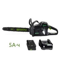 Аккумуляторная цепная пила Greenworks 82V Commercial 45см с АКБ 5 Ач и ЗУ