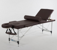 Складной массажный стол ErgoVita Classic Alu Plus коричневый