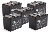 Комплект тяговых гелевых аккумуляторов RuTrike TNE 12-85 (12V80A/H C3) Комплект тяговых гелевых аккумуляторов RuTrike TNE 12-85 (12V80A/H C3)