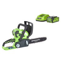 Аккумуляторная цепная пила Greenworks G-MAX 40V 30см Set