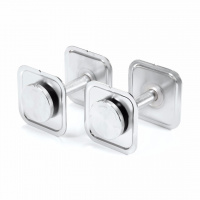 НАБОР РУКОЯТОК 2 ШТ. И СТАНДАРТНЫХ ЗАМКОВ 4 ШТ. IRONMASTER