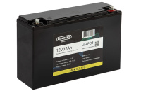 Литиевый тяговый аккумулятор Gelbert LiFePO4 (12V/32Ah/32A/384Wh) [6-EVF-32]