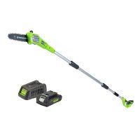 Аккумуляторный цепной высоторез/сучкорез Greenworks G-24V 20см (Комплект)