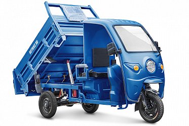 Грузовой электротрицикл Rutrike D5 КАБИНА гидравлика 1700 60V1200W 0195039