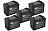 Комплект тяговых гелевых аккумуляторов RuTrike 6-EVF-45 (60V 45A/H C3) АКб 