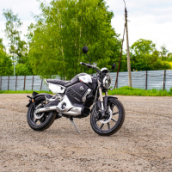 Электромотоцикл WHITE SIBERIA SUPER SOCO TC MAX(Черный-Серебро)
