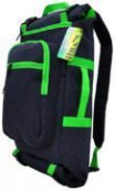 Чехол-рюкзак для лонгборда (трансформер) (Цвет: Черно-зеленый)