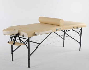 Складной массажный стол ErgoVita Master Alu Comfort бежевый+кремовый ASK172504