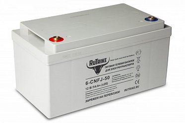 Тяговый гелевый аккумулятор RuTrike 6-CNF(J)-50 (12V54A/H C20) Rut4584