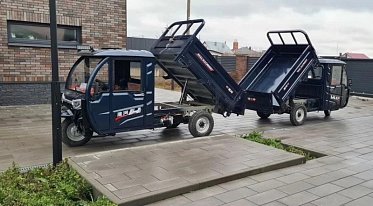 Грузовой электротрицикл КАРГО кабина 1.8 Гидравлика 