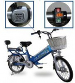 Электровелосипед SLONY 350w (60V/10Ah) синий