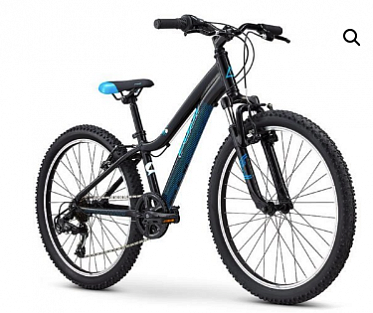 Велосипед Fuji 2020 MTB KIDS мод. Dynamite 24 SPORT A1-SL р. 12 цвет чёрный 